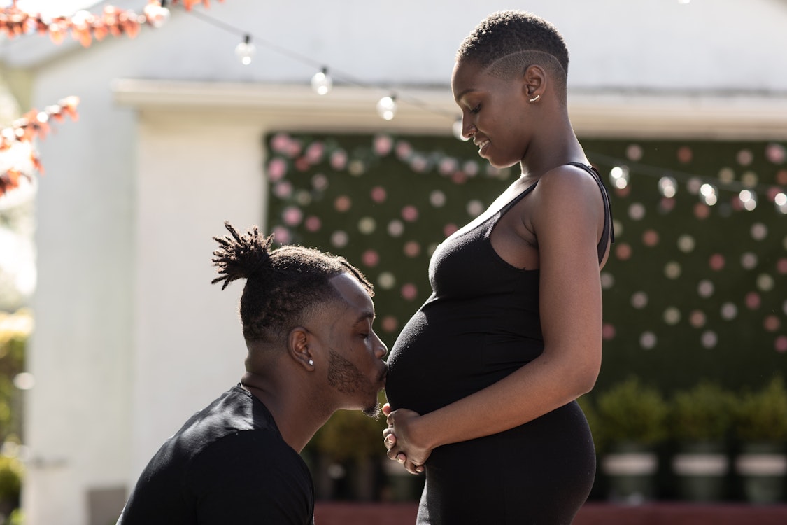 Family enjoying outdoor time together